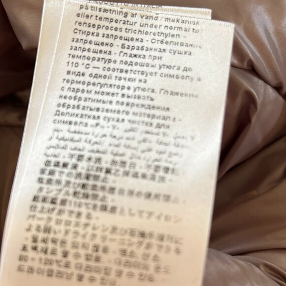 Hache Gray Over-Sized Side Slits Puffer Hooded Jacket Sz 44 Lr - Picture 14 of 15